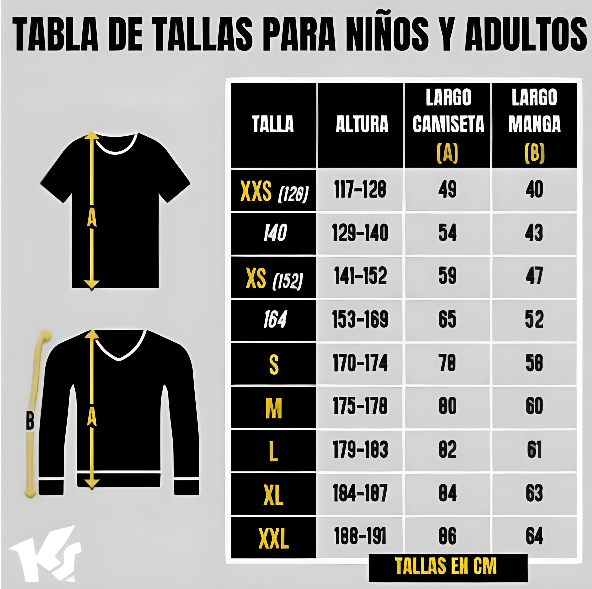 guia de talla keepersport